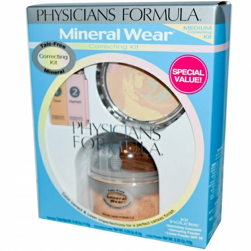 Physicians Formula, Mineral Wear, набор корректирующих средств, средний