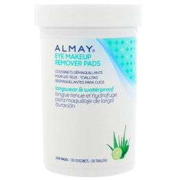 Almay, Средство для удаления макияжа с зоны вокруг глаз, для трудносмываемой и водостойкой туши, 120 шт.