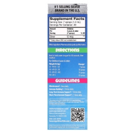 Sovereign Silver, Биоактивный серебряный гидрозоль для детей, спрей для ежедневной поддержки иммунитета, 2 унции (59 мл)