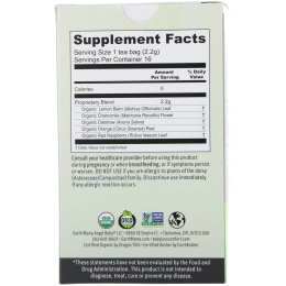 Earth Mama, Organics, 100% Organic Peaceful Mama Tea, Relaxing Citrus Chamomile, 16 Tea Bags, 1.23 oz (35 g)