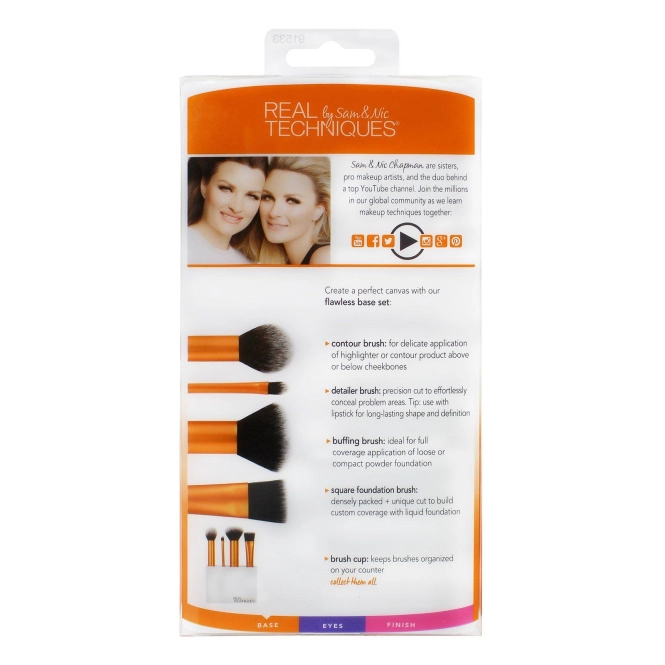 Real Techniques, Образцовый базовый набор, набор из 5 предметов