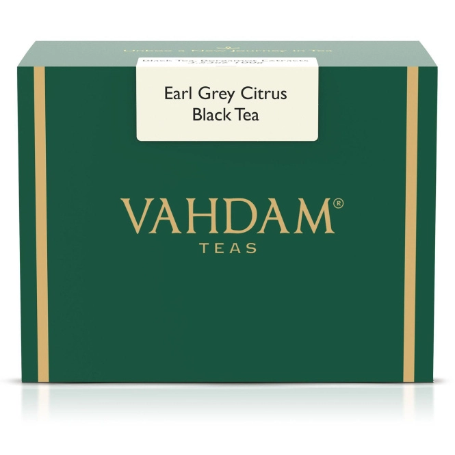 Vahdam Teas, Earl Grey, черный чай, цитрусовый, 454 г (16 унций)