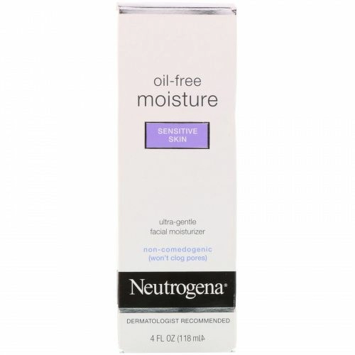 Neutrogena, Безмасляный ультрамягкий увлажняющий крем для лица, для чувствительной кожи, 4 ж. унц. (118 мл)