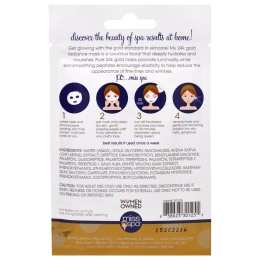 Miss Spa, Сияющая 24К-Золотая Маска для Лица, 1 Маска