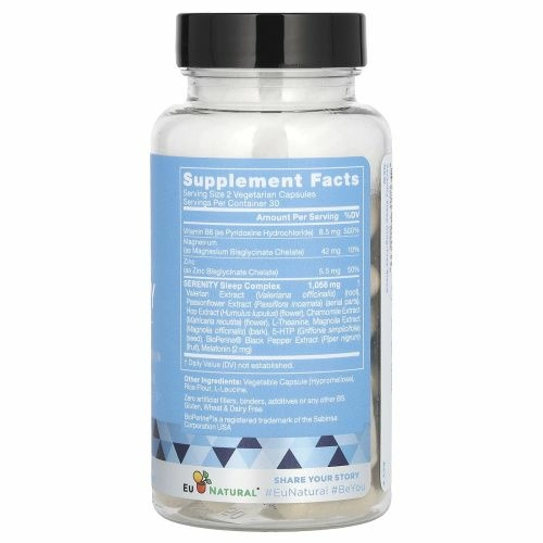 Eu Natural, Serenity Sleep, 60 вегетарианских капсул