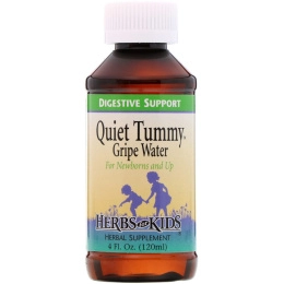 Herbs for Kids, Quiet Tummy Gripe Water, 4 fl oz (120 ml)