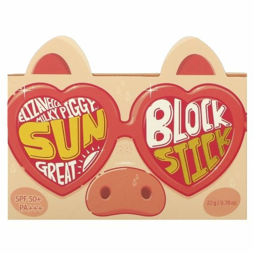Elizavecca, Milky Piggy, отличный солнцезащитный карандаш, фактор защиты SPF 50+, PA +++, 0,78 унции (22 г)
