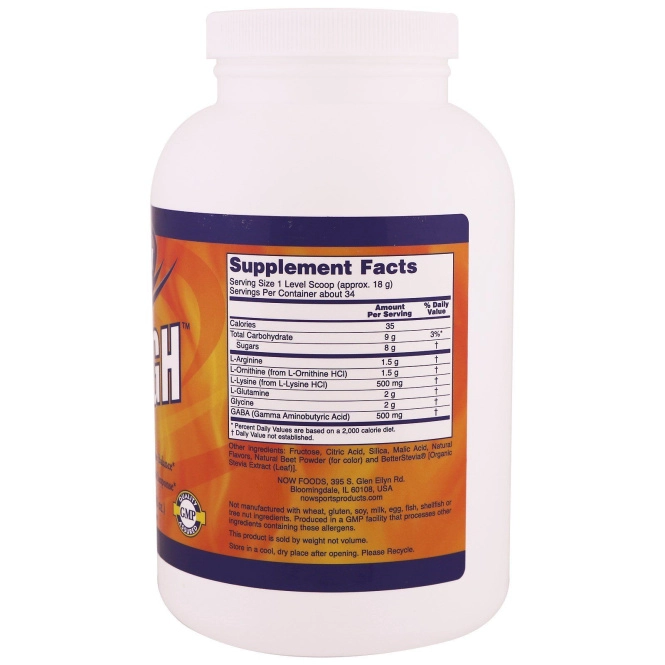 Now Foods, Pro-GH, аминокислоты комплекс, 612 г