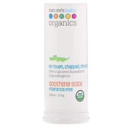 Nature's Baby Organics, Успокаивающий стик, без запаха, 0.63 жидкой унции (19 мл)
