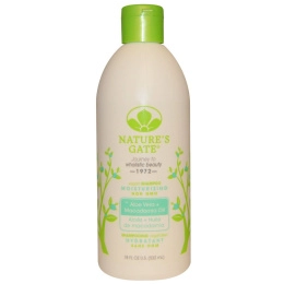 Nature's Gate, Увлажняющих шампунь, алоэ вера + масло макадамии , 18 жидких унций (532 мл)