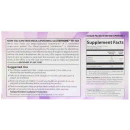 Aurora Nutrascience, Мегалипосомальный жидкий глутатион, 750 мг, 32 пакетика с единичной порцией по 0,5 ж. унц. (15 мл)