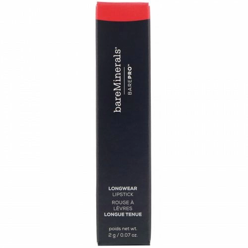 bareMinerals, BAREPRO, стойкая губная помада, оттенок «Вишня», 2 г