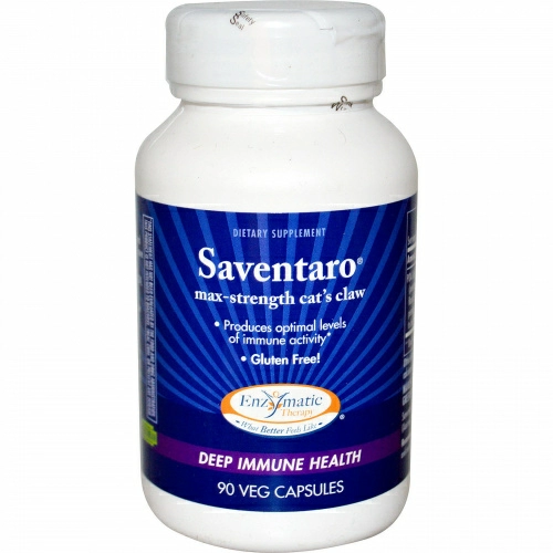 Nature's Way, Saventaro, кошачий коготь, 90 капсул в растительной оболочке