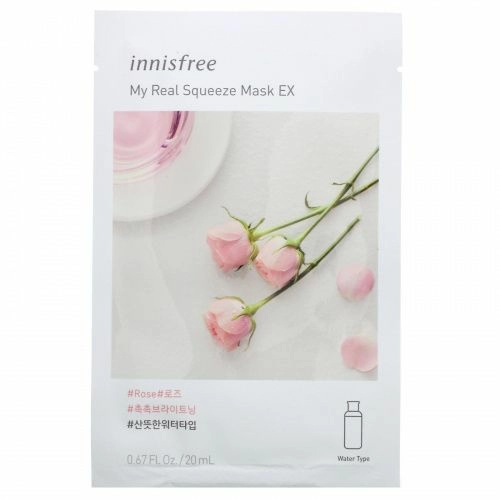 Innisfree, My Real Squeeze Mask EX, Rose, 1 Sheet, 0.67 fl oz (20 ml)