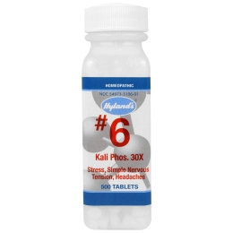 Hyland's Naturals, №6, Калий и фосфор 30X, 500 таблеток