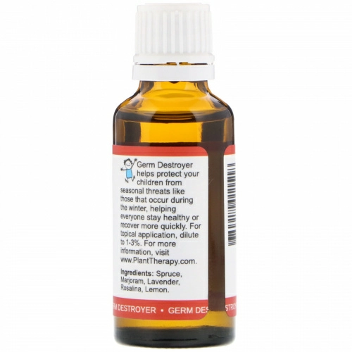 Plant Therapy, KidSafe, 100% Pure Essential Oil, Germ Destroyer, 1 fl oz (30 ml)