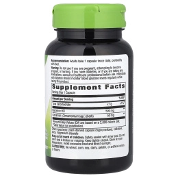 Nature's Way, Берберин с корицей, 60 капсул