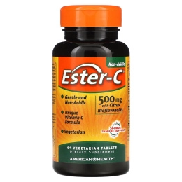 Ester-C American Health Эстер-C 500 мг, 90 растительных таблеток