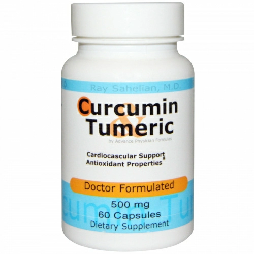 Advance Physician Formulas, Inc., Куркумин Тамерик, 500 мг, 60 капсул