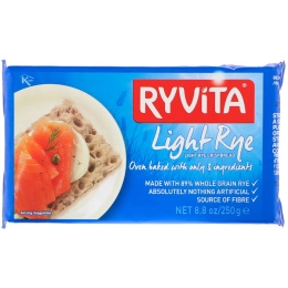 Ryvita, Хрустящие хлебцы из цельнозерновой ржи, хрустящая легкая рожь, 8,8 унций (250 г)