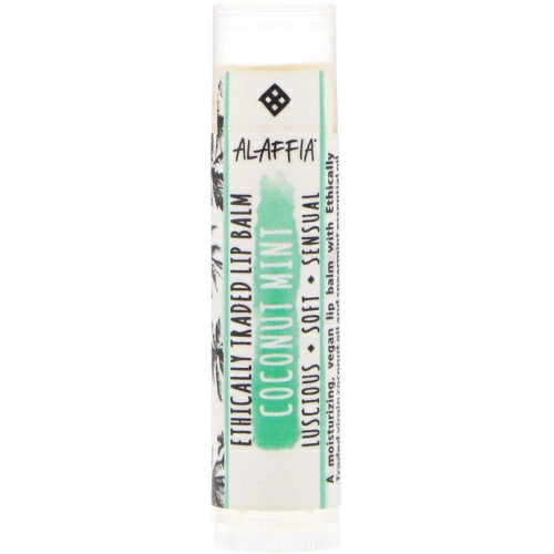 Everyday Coconut, Ethically Traded Lip Balm, Coconut Mint, 0.15 oz (4.25 g)
