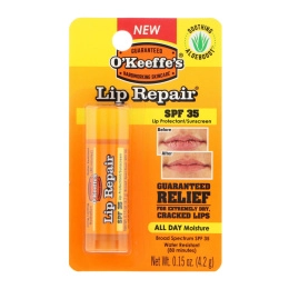 O'Keeffe's, Lip Repair, Soothing Aloeboost, SPF 35, 0.15 oz (4.2 g)