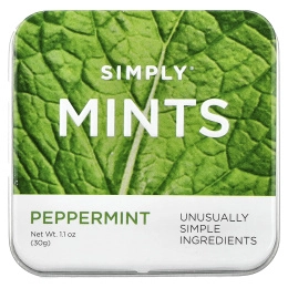 Simply Gum, Mints, перечная мята, 30 г (1,1 унции)
