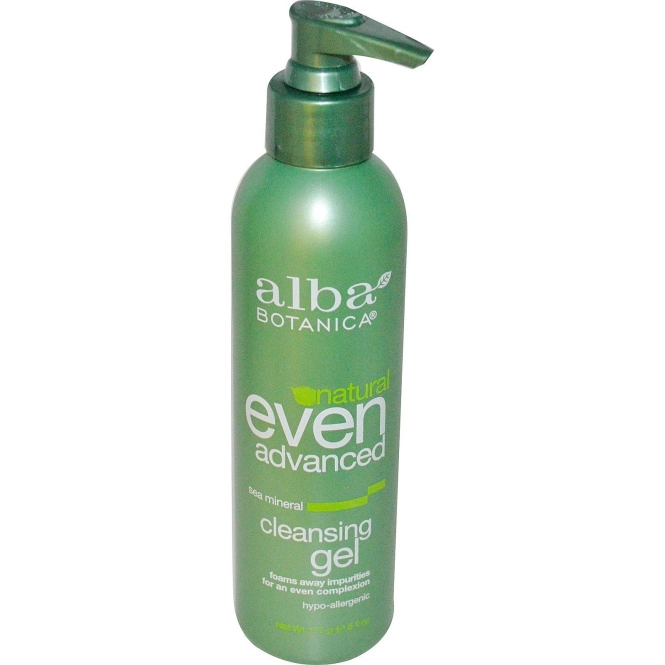 Alba Botanica, Even Advanced, очищающий гель для умывания с морскими минералами, 177 мл