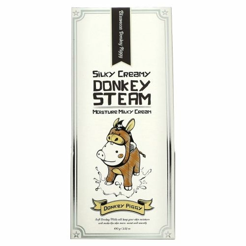 Elizavecca, Donkey Piggy, увлажняющий крем с молоком ослиц, 100 г (3,53 унции)