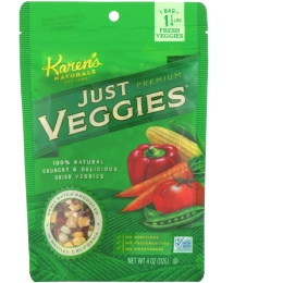 Karen's Naturals, "Просто овощи", 4 унции (112 г)