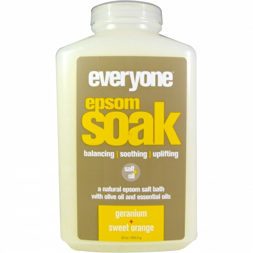 Everyone, Epsom Soak, герань + сладкий апельсин, 30 унций (850,5 г)