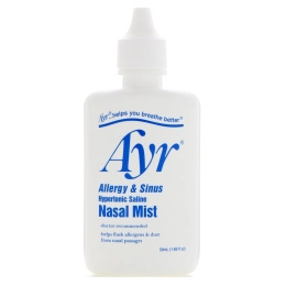 AYR, Гипертонический назальный раствор против аллергии для синусных пазух, 1,69 ж. унц. (50 мл)