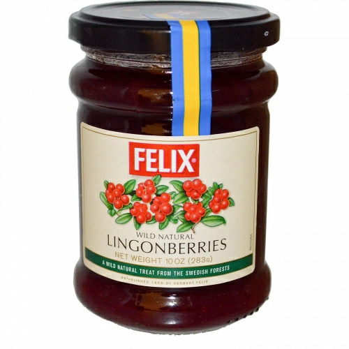 Felix, Натуральная дикая брусника, 10 унций (283 г)