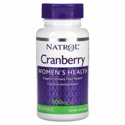 Natrol, Клюква, 800 мг, 30 капсул