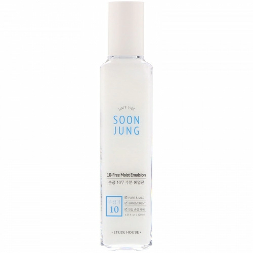 Etude, Soon Jung, 10-Free Moist Emulsion, 4.05 fl oz (120ml)
