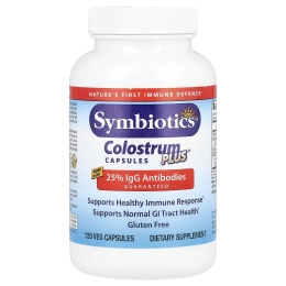 Symbiotics, Colostrum Plus, 120 вегетарианских капсул