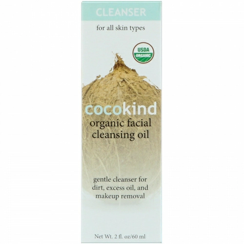 Cocokind, Органическое масло кокоса &  жожоба, 4 унции (118 мл)