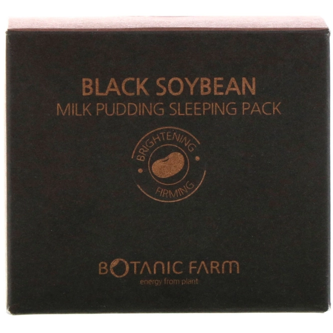 Botanic Farm, Black Soybean Milk Pudding Sleeping Pack, 90 ml
