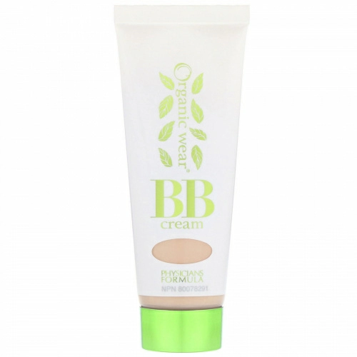 Physicians Formula, Organic Wear, комплексный косметический ВВ крем бальзам, светлый тон, 1,2 жидких унций (35 мл)