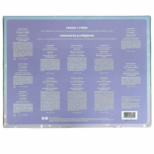 Freeman Beauty, Beauty Renew + Relax, набор косметических масок для лица, набор из 12 предметов