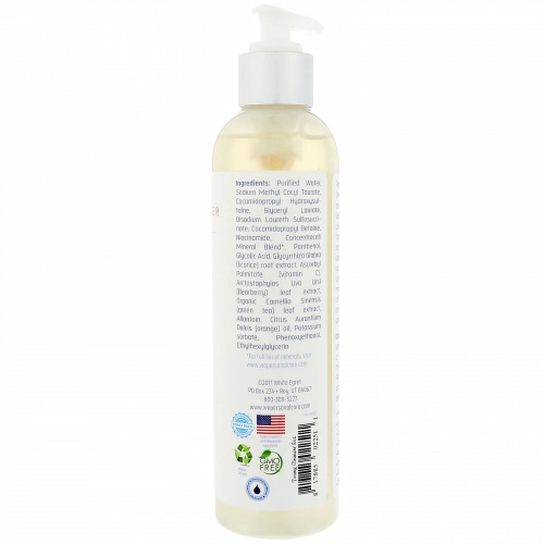 White Egret Personal Care, Очищающее средство для лица с эффектом тоника, 8 ж. унц.(237 мл)