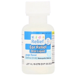 Homeolab USA, Kids Relief, Ear Relief Oral Liquid, For Kids 0-9 Yrs, Grape Flavor, 0.85 fl oz (25 ml)