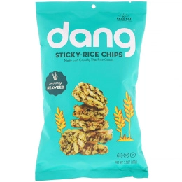 Dang Foods LLC, Хрустящие рисовые чипсы, пряная морская водоросль, 3,5 унц. (100 г)