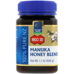 Manuka Health, Мед манука, метиглиоксал 30+, 1,1 фунта (500 г)