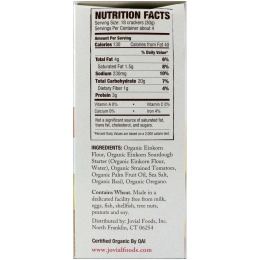 Jovial, Ароматные крекеры из органической пшеницы, томат и базилик, 4,5 унций (128 г)