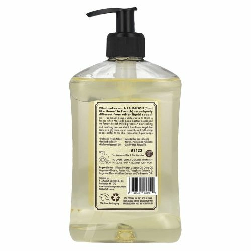 A La Maison de Provence, Жидкое мыло для рук и тела, Белый чай, 16.9 ж.унций (500 мл)