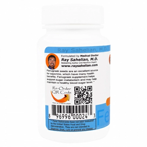 Advance Physician Formulas, Inc., Экстракт пажитника, 350 мг, 60 капсул