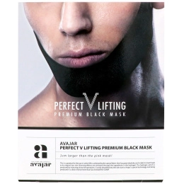 Avajar, Черная подтягивающая маска Perfect V Lifting Premium Black Mask, 1 шт