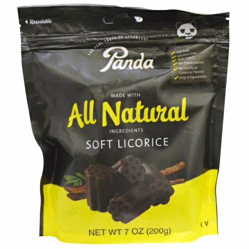 Panda Licorice, Мягкая лакрица, 7 унций (200 г)