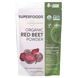 MRM, Органический порошок из красной свеклы Organic Red Beet Powder, 240 г